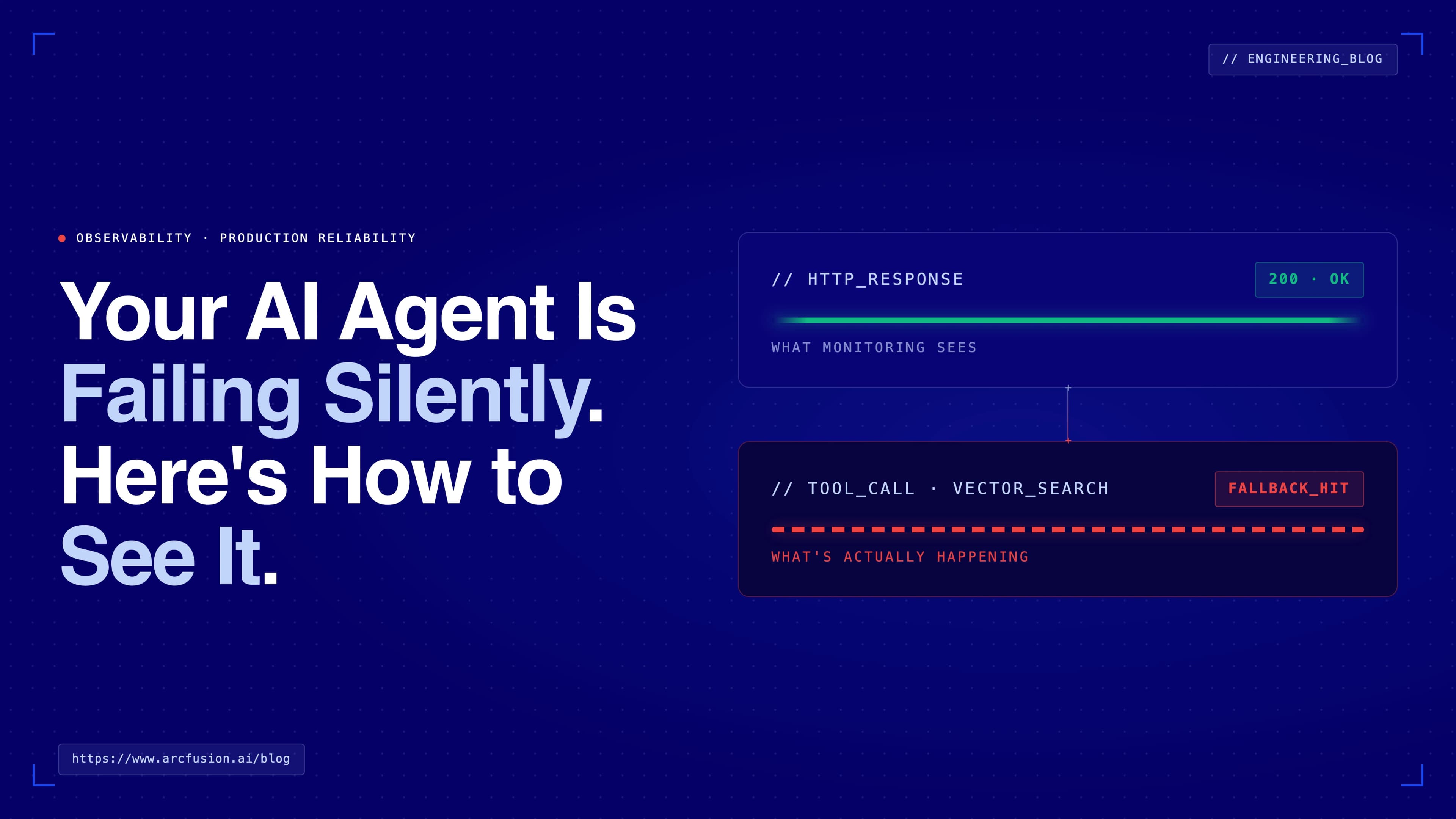 Your AI Agent Is Failing Silently. Here's How to See It.